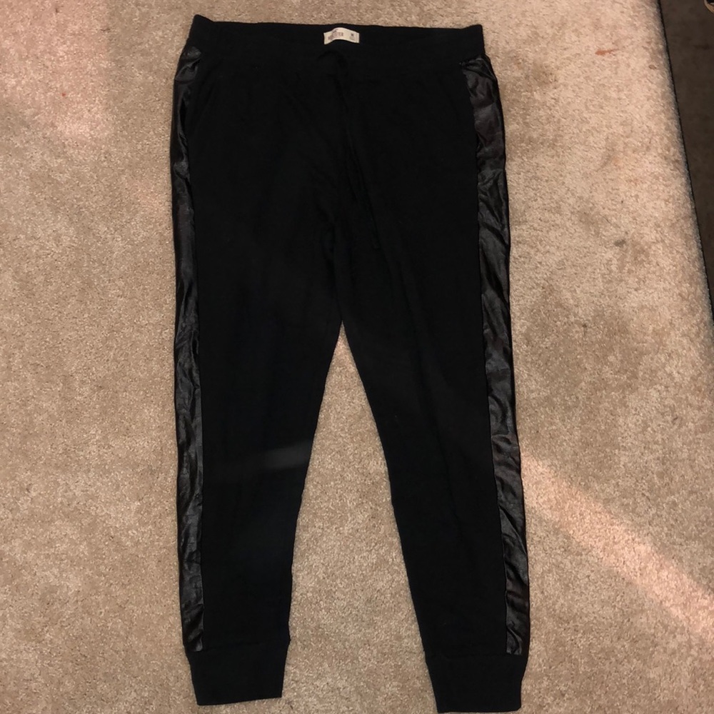 Hollister black joggers
